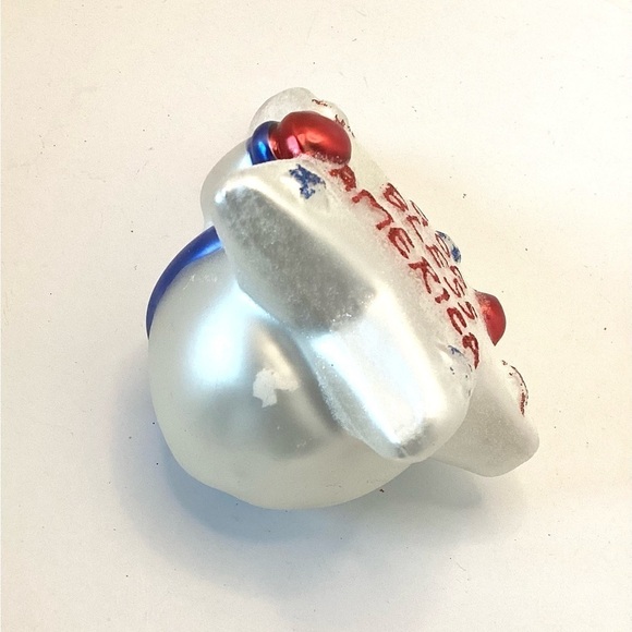 Glass Ornament God Bless America - Picture 3 of 3
